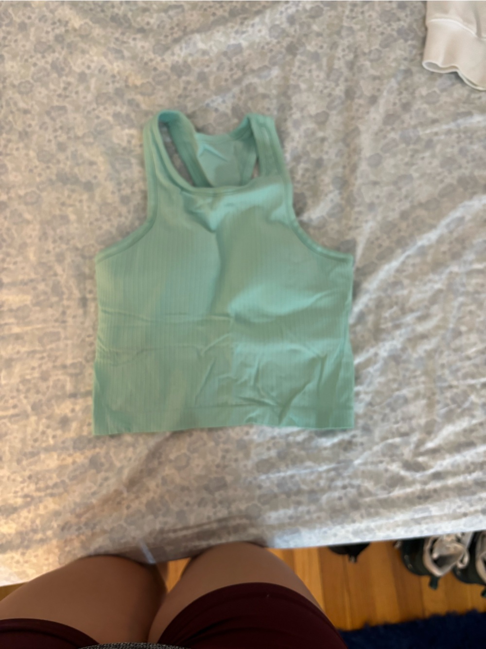 Lululemon Cropped Tank in Mint